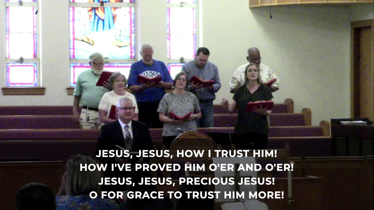 Sunday worship service