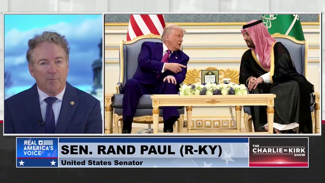 Sen. Rand Paul Discusses the Importance of Trump's Visit to Saudi Arabia in Preventing War With Iran