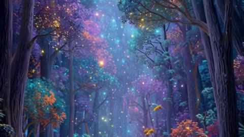 “जादुई परत में जंगल” 🪄🌳