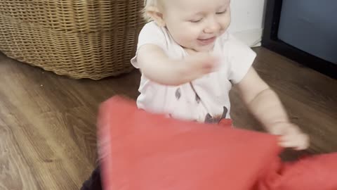 Baby Kayla Being Cute on the Floor | Playful Toddler Moments 🥰