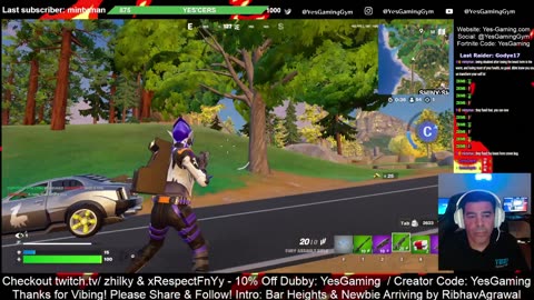 Sweating on Fortnite Daily Show with Host DjS at YES! Gaming in Fishers