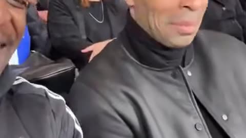 Terry crews attempts to recreate Thierry Henry's smirk lmao...