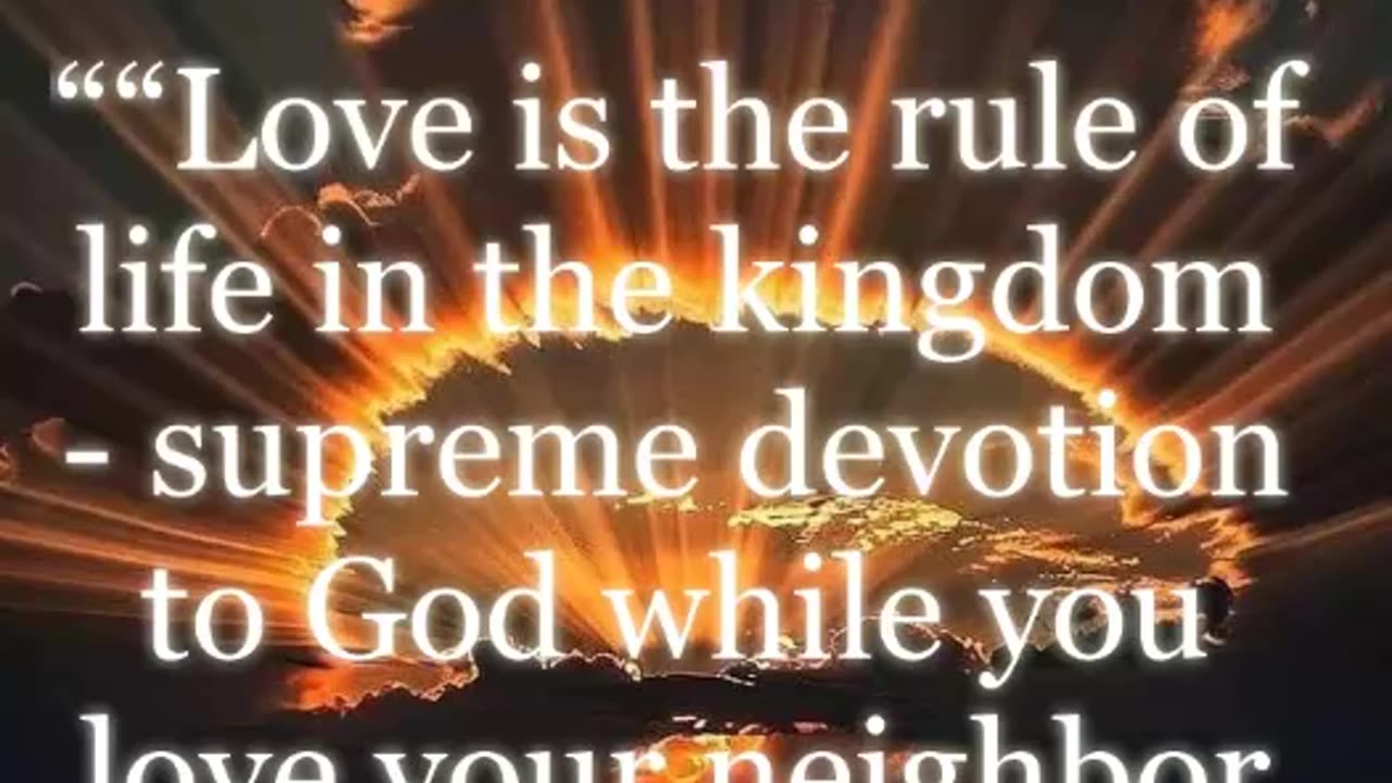 Love rules