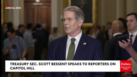 Treasury Secretary Scott Bessent Speaks To Reporters About Big Beautiful Bill, Tariffs