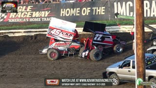Saturday Night Lights | Eagle Raceway | LIVE Look-In | 6-21-2025