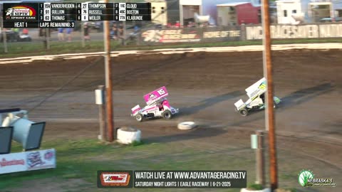 Saturday Night Lights | Eagle Raceway | LIVE Look-In | 6-21-2025