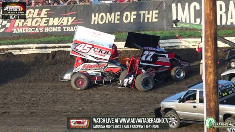 Saturday Night Lights | Eagle Raceway | LIVE Look-In | 6-21-2025