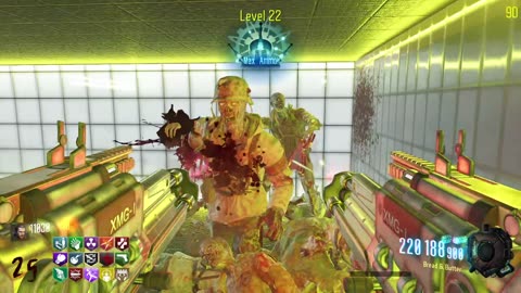 Playing Call of Duty Black Ops 3 zombies - THE CUBE: LEVEL INFINITY map - (No Commentary).