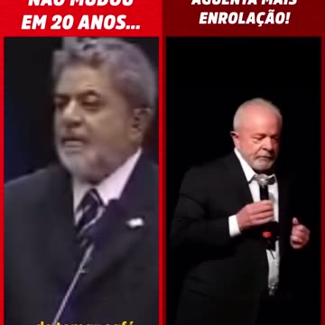 O discurso não mudou em 20 anos...
