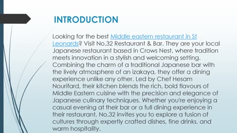 Best Middle eastern restaurant in St Leonards