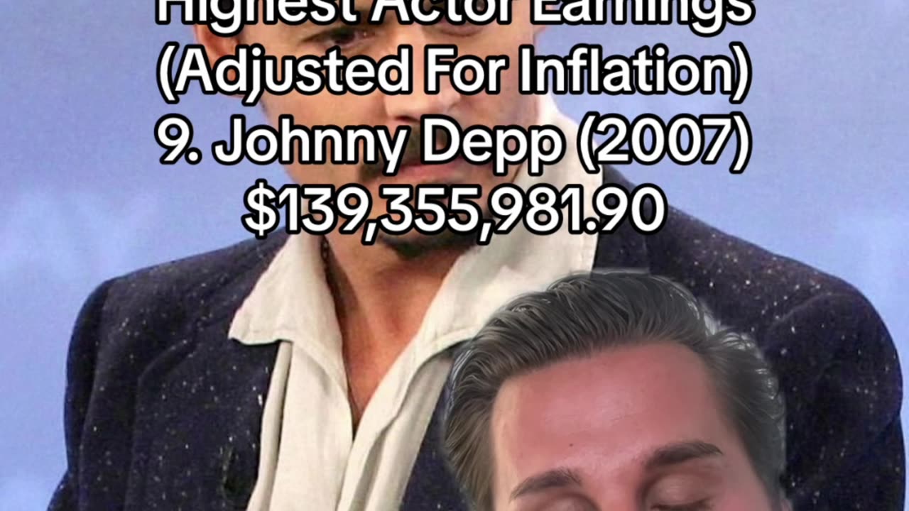 JOHNNY DEPP GIGANTIC PAYDAYS