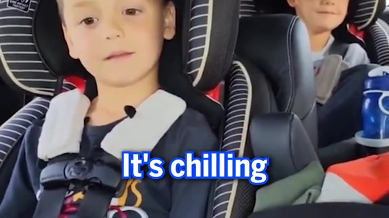 Twin brothers sneak a frog into their car on road trip home.