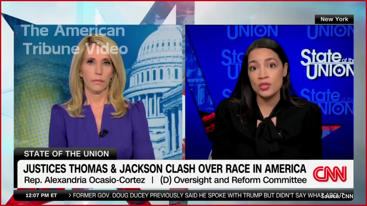 WATCH: AOC Has Berserk Temper Tantrum after Clarence Thomas Shuts Down Woke Judge