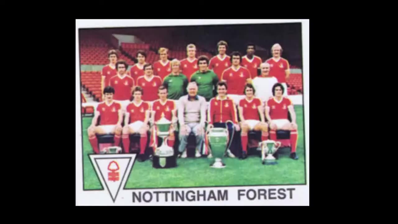 STICKERS PANINI ENGLISH CHAMPIONSHIP 1980 ALL TEAMS