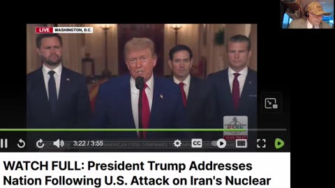Right Side Broadcast and Gab - Trump's Address - Pete Hegseth - Clean and Tight -6-22-25