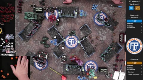Warhammer 40k Battle Report: Chaos Daemons VS Salamanders