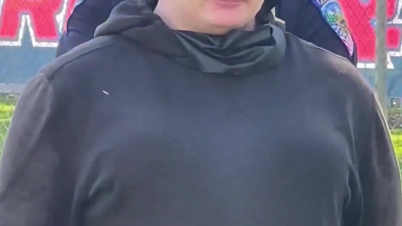 "Transtifa" member starts crying while being arrested in California.