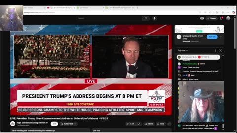 LIVE: President Trump Gives Commencement Address at University of Alabama - 5/1/25