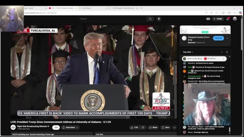 LIVE: President Trump Gives Commencement Address at University of Alabama - 5/1/25