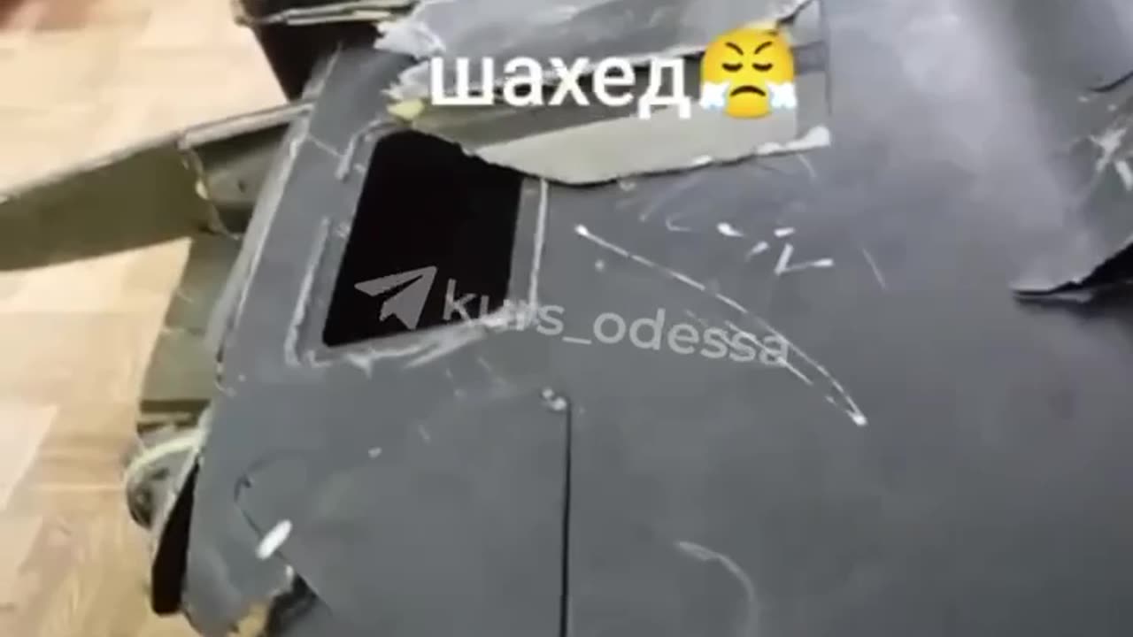 😮 "Shahed" in Odesa resident's apartment!