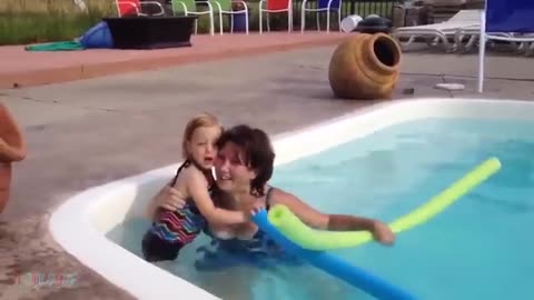 Baby child entertainment in water