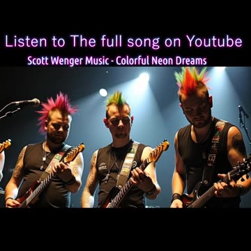 Scott Wenger - Colorful Neon Dreams ( Viral a.i Song of 2025 )