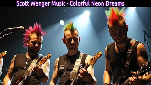 Scott Wenger - Colorful Neon Dreams ( Viral a.i Song of 2025 )
