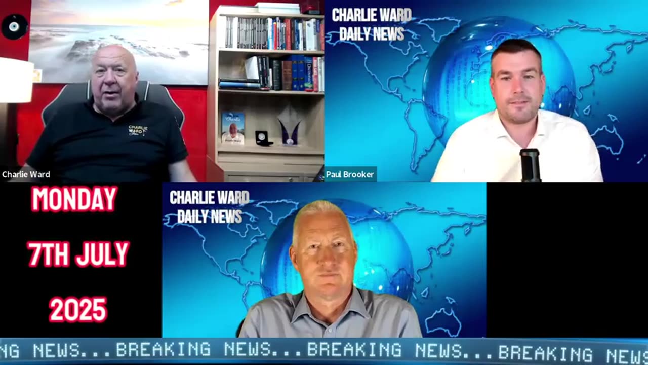 CHARLIE WARD DAILY NEWS WITH CHARLIE WARD, PAUL BROOKER & LEMBIT OPIK MONDAY 7TH JULY 2025......