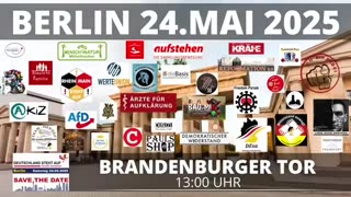Gemeinsam sind wir stark 24.05.25 Demo Berlin !!!! Teilen !!!!