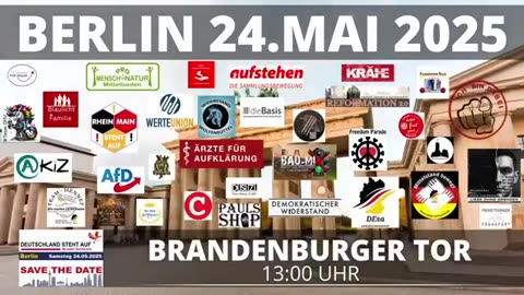 Gemeinsam sind wir stark 24.05.25 Demo Berlin !!!! Teilen !!!!
