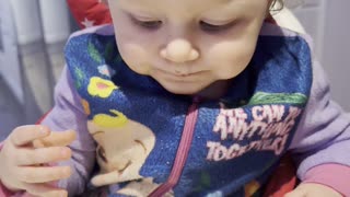 Baby Kayla LOVES French Fries 🍟🤤