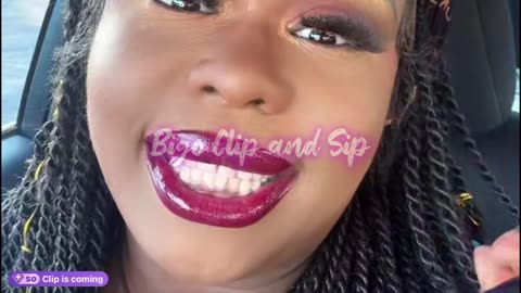 Moet lines LoozeCannon after 3 hours of makeup n twerks her back 7/12/25 #bigoclipandsip