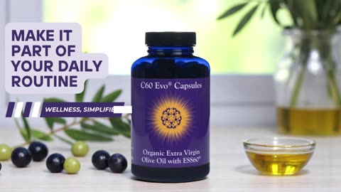 C60 Evo Organic Olive Oil Capsules - Made with Pure ESS60, the Nobel Prize Winning Miracle Molecule!