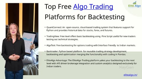 Backtesting in Algo Trading: Best Practices and Free Tools [2025]