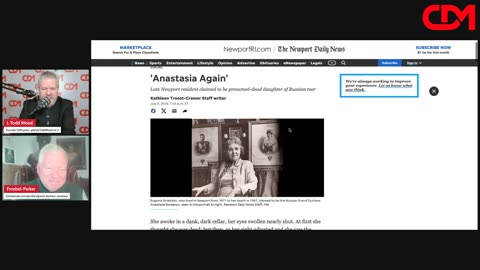 CDM CLIPS: John Froebel-Parker - Anastasia, Still A Mystery