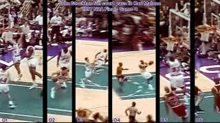 Prototype 216: John Stockton full court pass to Karl Malone 1997 NBA Finals Game 4