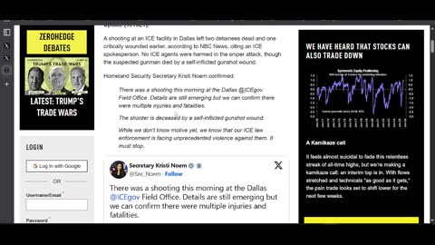 BREAKING: Sniper Unloads on Dallas ICE Facility 2 Dead