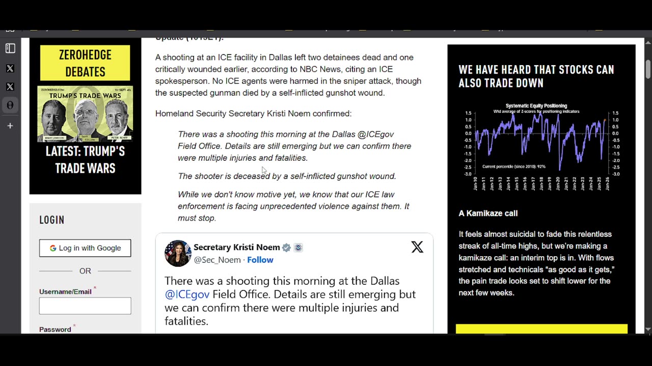 BREAKING: Sniper Unloads on Dallas ICE Facility 2 Dead