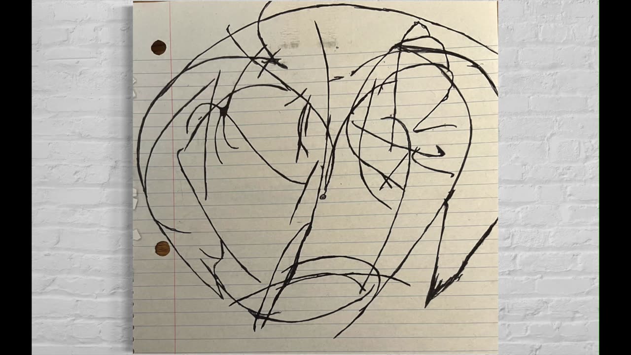 🎠Abstract Jester #41 – A simple Abstract Jester Drawing by Jester Mayhone