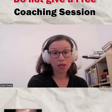 Do not give a Free Coaching Session