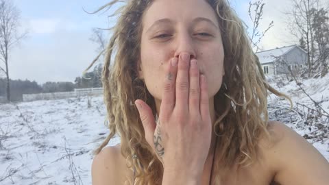 Naked weather girl is back