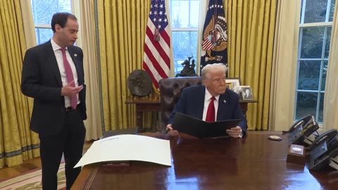 President Trump Signs Executive Orders 1-30-25