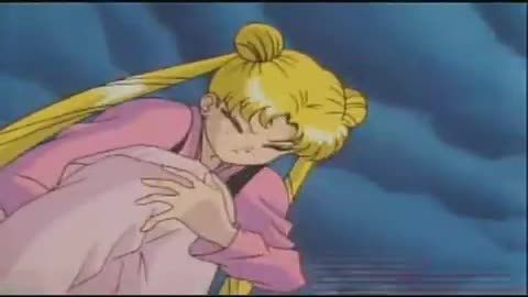 Sailor Moon - 3rd movie - English Spanking Scene