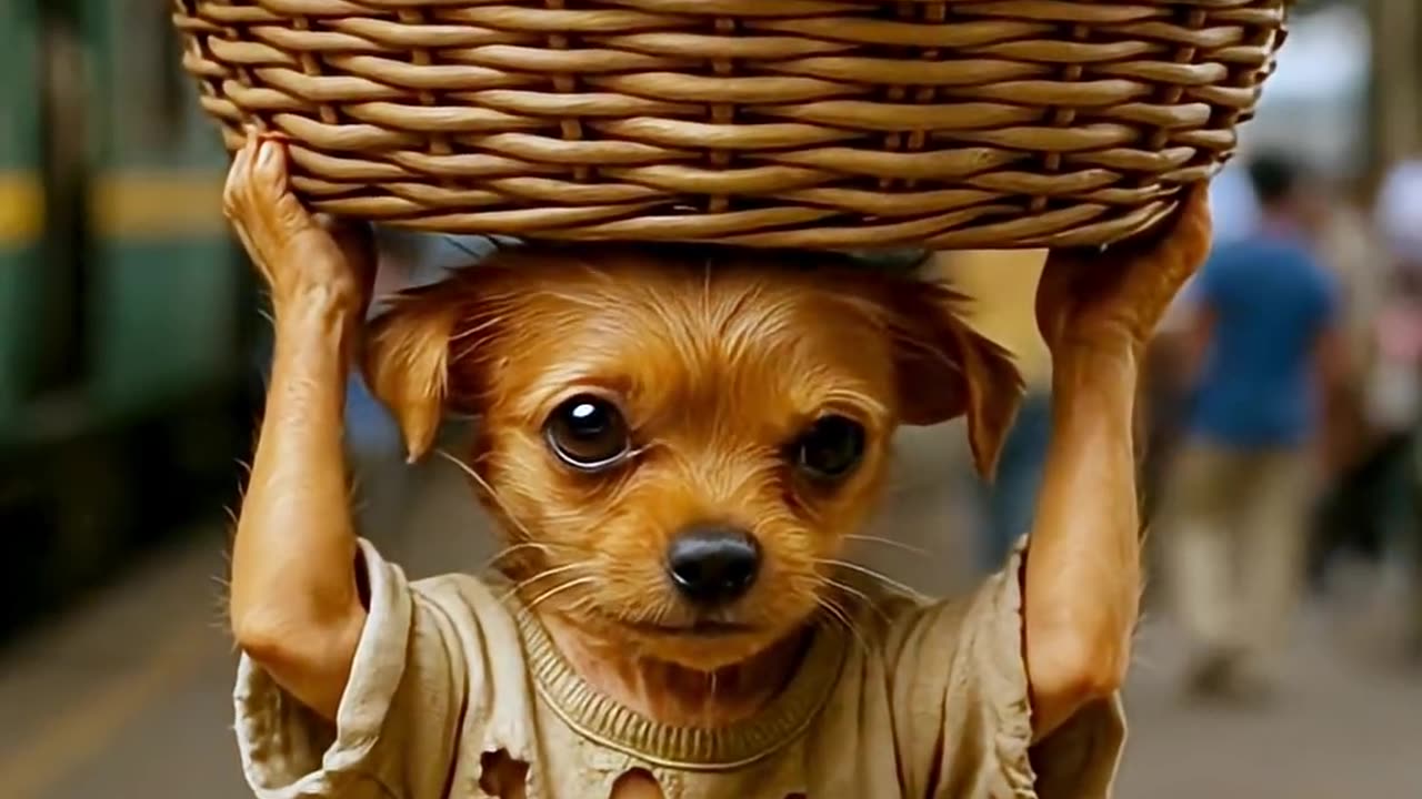 The Poor Puppy Had No Bread – Watch Rich Puppies Make Fun! LIKE & FOLLOW for Cute Pet Stories
