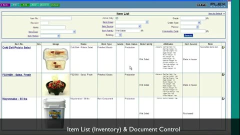 SCM101 - Gemach MOOC - Plex Manufacturing Cloud Web2 ERP- Inventory List