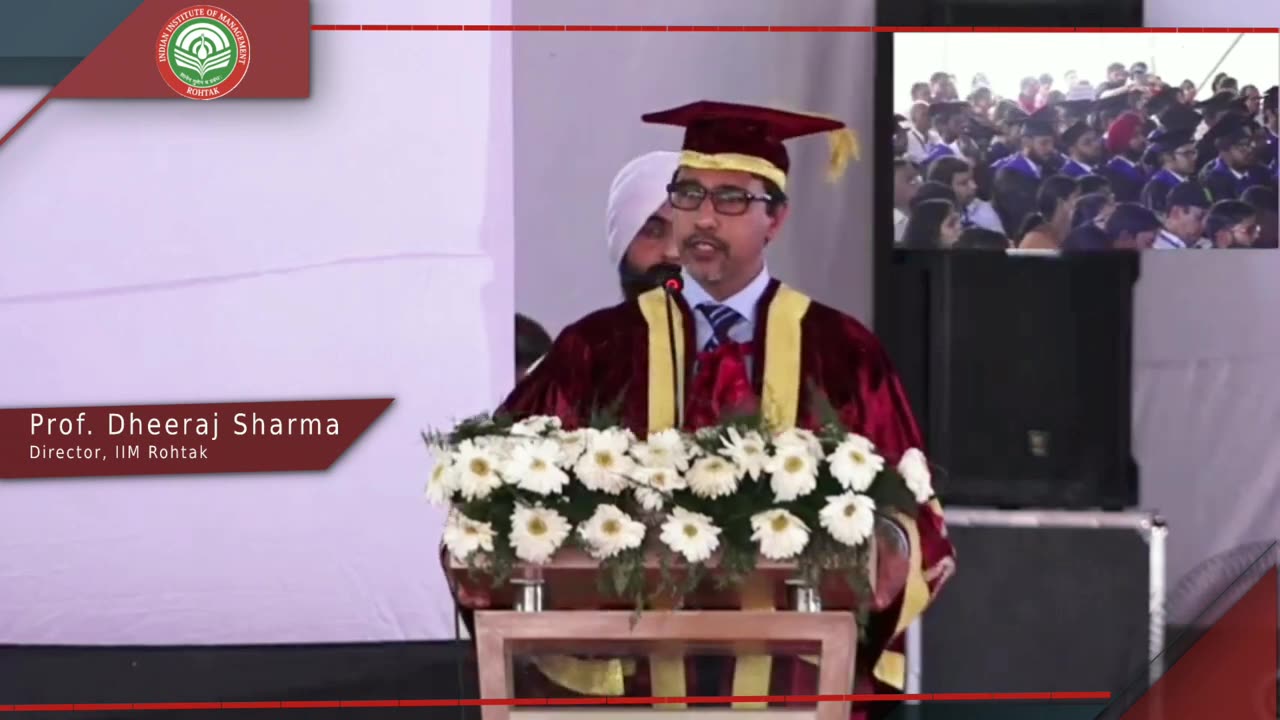 Guiding the Future: Prof Dheeraj Sharma’s Convocation 2019 Speech
