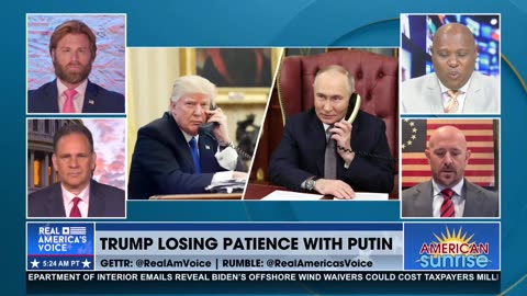 TRUMP LOSING PATIENCE WITH PUTIN