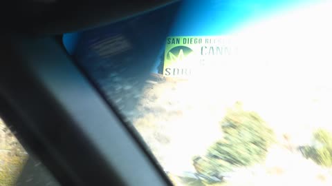 Attempt to get a recording of a cannabis shop sign