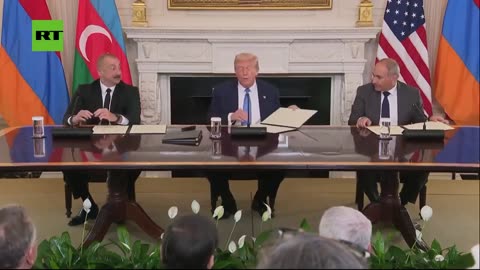 Trump, Aliyev, and Pashinyan officially SIGN ‘PEACE deal’
