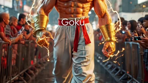 What If Dragon Ball Z Characters Took Over Times Square? 😱🔥 #dragonball #aivideo #animation